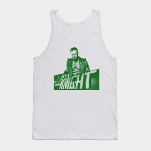 LA Knight // green solid style Tank Top